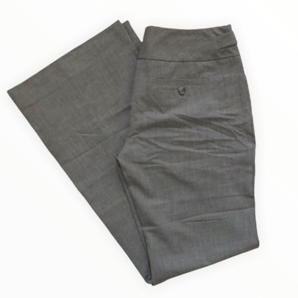 The Limited Collection Light Gray Cassidy Fit Wide Leg Flare Leg Trouser Sz 4